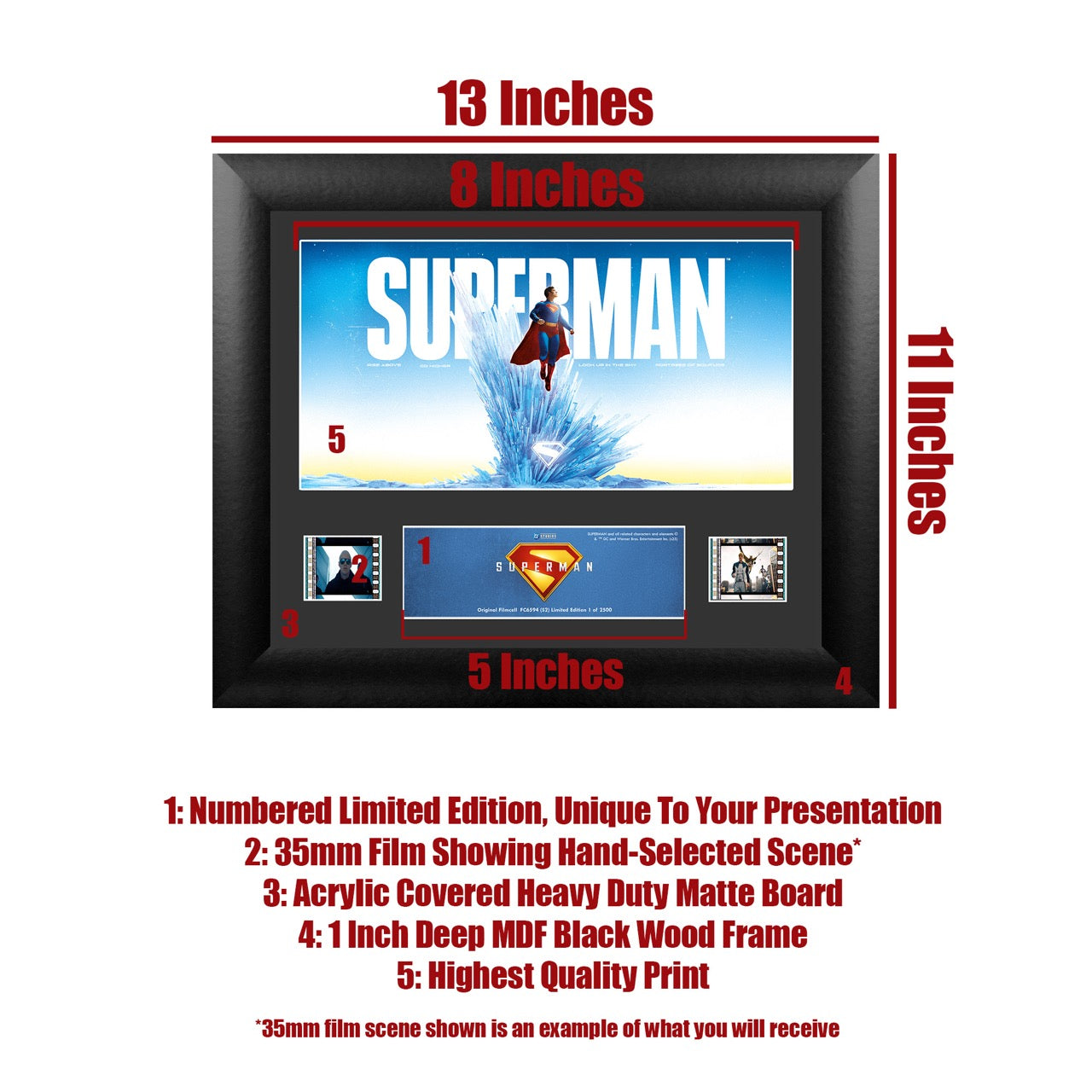 Superman (2025) (Fortress of Solitude) Limited Edition Single FilmCells™ Presentation USFC6594